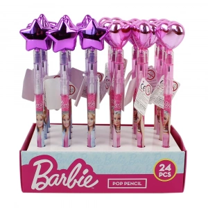 barbie Geçmeli Kalem- Kalp / Yıldız 24/576 B-1028