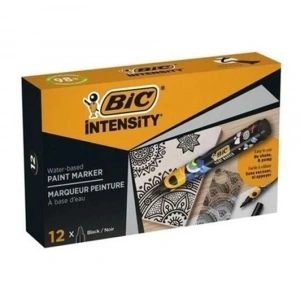 Bic Intensity Paint Marker 12Li Siyah 527477