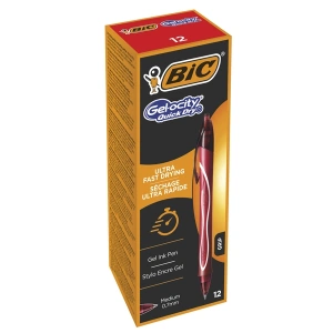 Bic Jel Kalem Basmalı Gelocity Hızlı Kuruyan 0.7 MM 12 Lİ Kırmızı