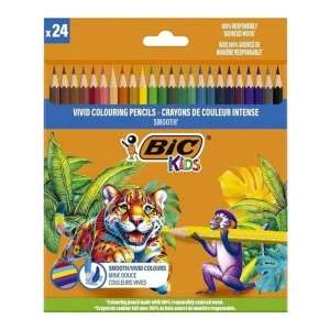 Bic Kuru Boya Kalemi Kids Smooth 24 Renk 525787