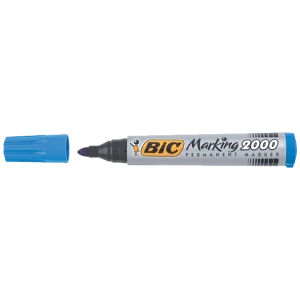 Bic Markör Permanent 1.7 MM Yuvarlak Uçlu Mavi 2000 06