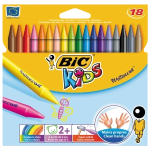 Bic Pastel Boya Plastidecor Silinebilir 18 Renk 829771