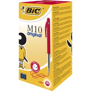 Bic Tükenmez Kalem M10 Basmalı 50 Li Kırmızı