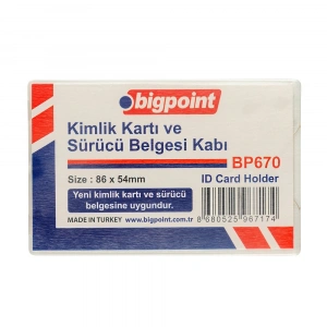 Bigpoint Kart Kabı Kimlik Sürücü Pp BP670