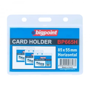 Bigpoint Kart Kabı Pp Su Geçirmez Yatay 85x55mm BP665H