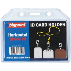 Bigpoint Kart Kabı Soft Yatay 85x54 MM BP660