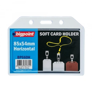 Bigpoint Kart Kabı Soft Yatay 85X54mm Bp660