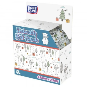 Boss Tape Dekoratif Koli Bandı Ayıcıklı 45mmx25mt