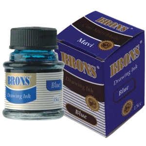 Brons Çini Mürekkebi 20 CC Siyah BR-317