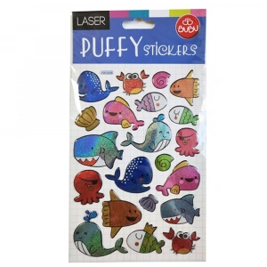 Bu-Bu Damla Stickers Deniz Hayvanlar! 12,5x23,5 BUBU-PUF-6205
