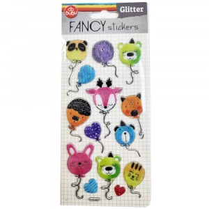 Bu-Bu Damla Stickers Glitter Balon 9x20 BUBU-PUS-6607