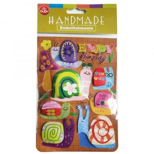 Bu-Bu Handmade Stickers Salyangozlar 12,5x23,5 BUBU-HMSB-303