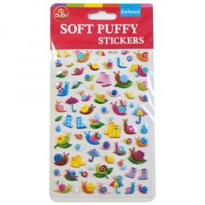 Bu-Bu Soft Puffy Stickers Cute Snaıl 10.9x20.5 BUBU-SWP-1010B