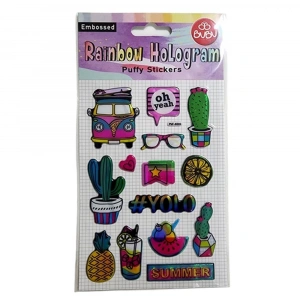 Bu-Bu Stickers Puffy Summer 20.5X11