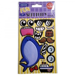 Bu-Bu Stickers Soft Puffy Köpek Balığı 20.5X10.5