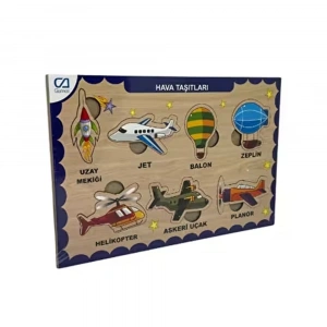 Ca Games Ahşap Hava Taşıtları Bul-Tak Caahs-3202