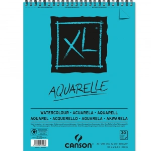 Canson XL Sulu Boya Spiralli Bloklar SPP Canxl Aquarelle 30 Syf A3 300 GR
