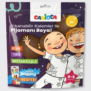Carioca Boyanabilir Pijama-Keçeli Kalem 4-5 Yaş Ln-80011
