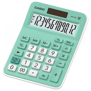 Casio Hesap Makinesi Masaüstü 12 Hane Açık Yeşil MX-12B-GN