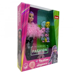 Ctoy Oyuncak Moda Aksesuarlı Oyuncak Bebek 11.5 Inch Ctoy-8671-13