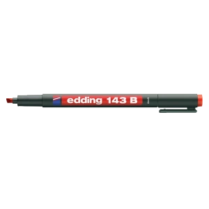 Edding Asetat Kalemi Permanent B Seri 1-3 MM Kırmızı 143 B