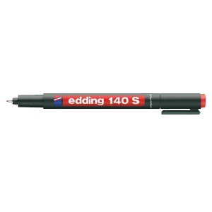 Edding Asetat Kalemi Permanent S Seri 0.3 MM Kırmızı 140 S