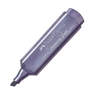Faber-Castell 1546 Fosforlu Kalem Metalik Mor