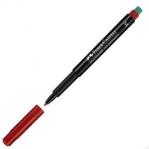 Faber-Castell Asetat Kalemi Permanent M Seri Kırmızı 15 25 21