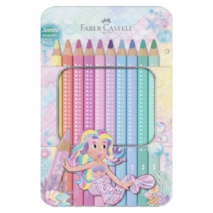 Faber-Castell Boya Kalemi Sparkle Jumbo 10 Lu 5171210910000