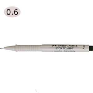 Faber-Castell Çizim Kalemi Ecco Pigment 0.6 MM Siyah 16 66 99