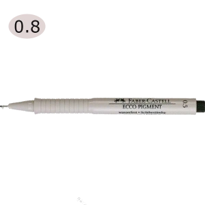 Faber-Castell Çizim Kalemi Ecco Pigment 0.8 MM Siyah 16 68 99