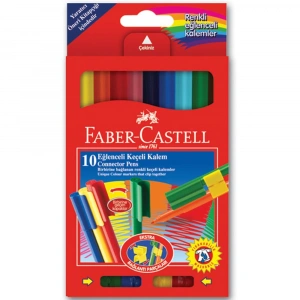 Faber-Castell Eğlenceli Keçeli Kalem 10 Renk