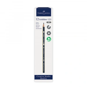 Faber-Castell Kurşun Kalem Dereceli Goldfaber 4B