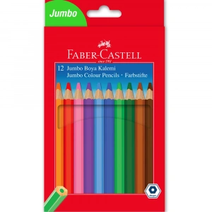 Faber-Castell Kuru Boya Jumbo Tam Boy 12 Renk 5171 95100