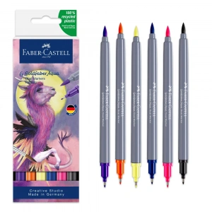 Faber-Castell Markör Aqua Çift Uç X6 Fantsy 5188164526000