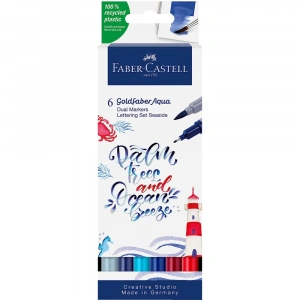 Faber-Castell Markör Aqua Çift Uç X6 Sea 5188164519000