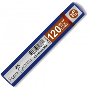 Faber-Castell Min Grip Süper Fine Lead 2B 120 Lİ 60 MM 0.5 MM Mavi 5090 127621