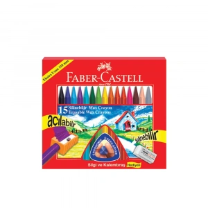 Faber-Castell Mum Boya Silinebilir 15 Renk 5281 122715