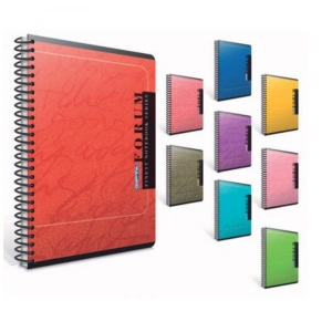 Gıpta Forum A5 Spiralli Karton Kapak Defter 96 Yaprak Kareli (6 Lı Paket) 2