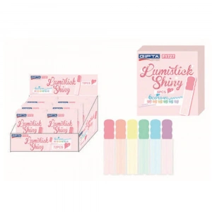 Gıpta Fosforlu Kalem Lumistick Shiny Simli 6 Lı Set F1727