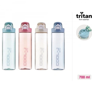 Gıpta Matara Kilitli 700 ML Tritan 4 Renk Mix K757100