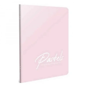 Gıpta Pastels Dikişli Plastik Kapak Defter A6 80 YP Kareli Stand 4131