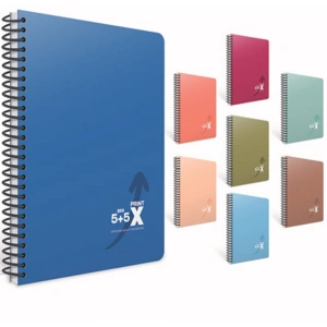 Gıpta Print-x Spiralli Sep. Plastik Kapak Defter 17x24 160 YP 4+1
