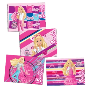 Gıpta Resim Defteri Spiralli 15 YP 25x35 Barbie 5452