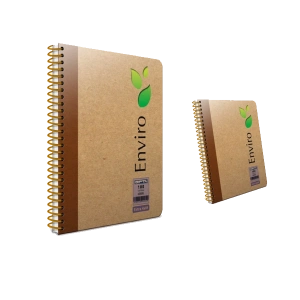 Gıpta Spiralli Defter Enviro Sert Kapak Kareli 100 YP A4 Kraft 1792