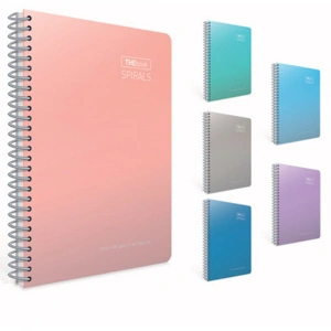 Gıpta Thebook spirals Spiralli Sert Kapak Defter A4 140 YP Kareli 5511