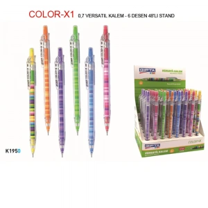 Gıpta Versatil Kalem 0.7 MM ( 48 Li Stand ) 6 Desen K1950