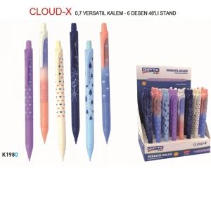 Gıpta Versatil Kalem 0.7 MM 6 Desen 48 Li Stand