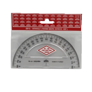 Hatas Minkale Plastik 180 Derece 15 CM 0910