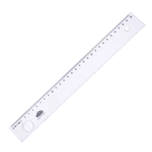 Hatas Standart Cetvel Plastik Mercekli Geniş 30 CM 0161